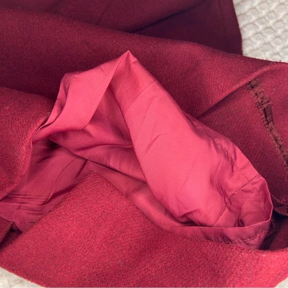 J.Crew Mercantile Burgundy Wool Blend Pencil Skirt Women’s Size 10 - Picture 4 of 6